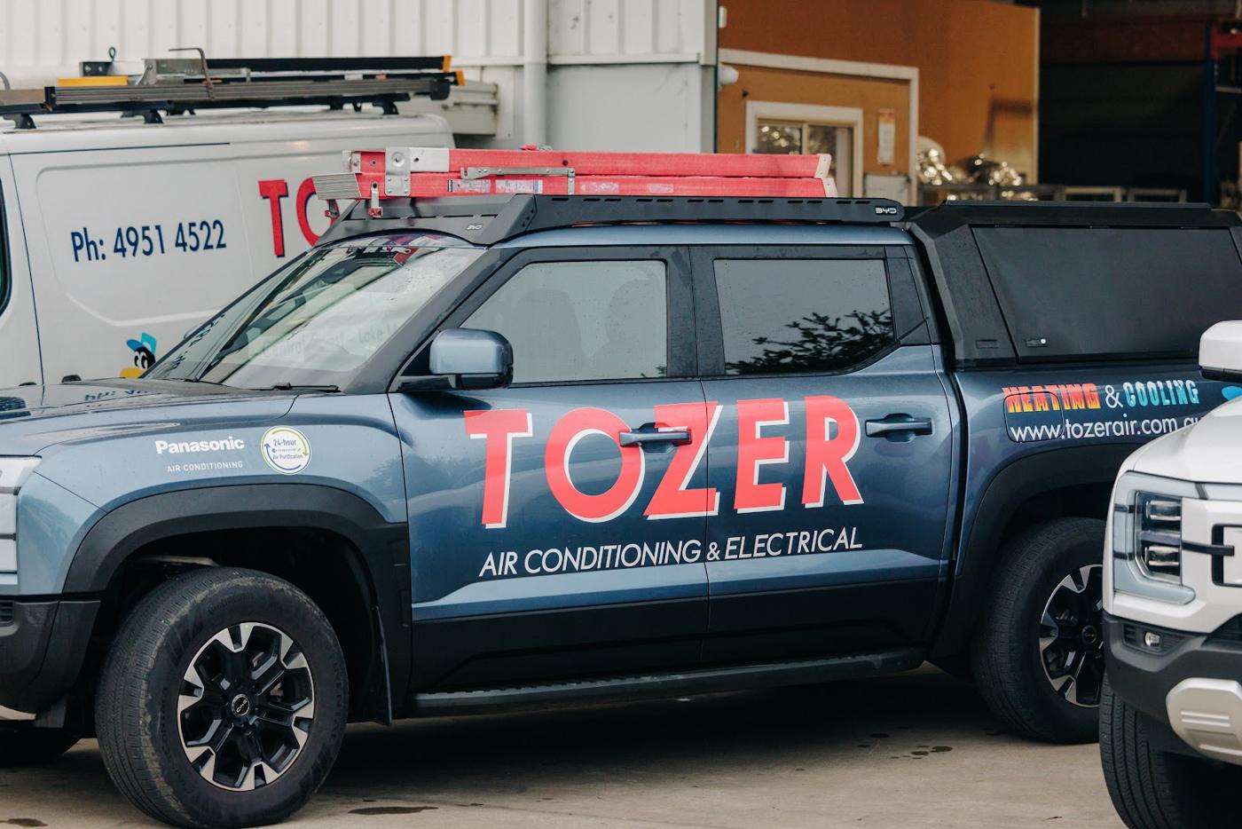 TOZER branded four wheel drive and van fleet